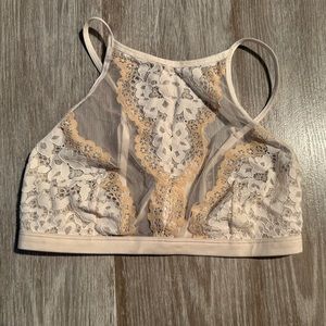 Victorias Secret cream lace bralette